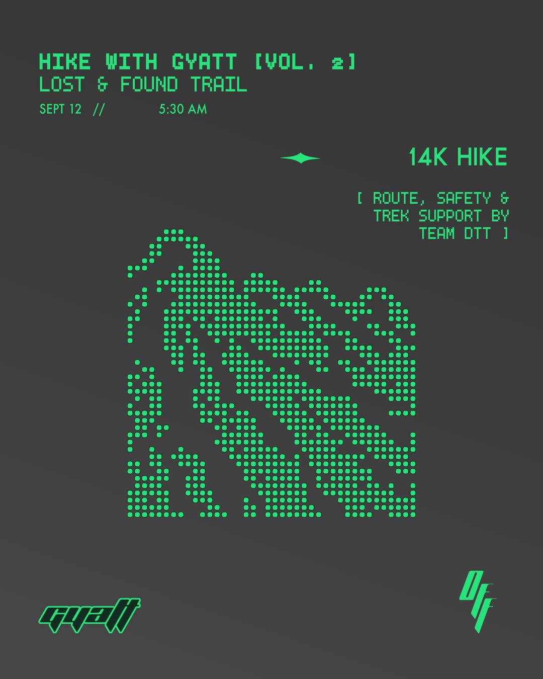 GYATT × DTT OFF ROAD Vol. 02 — Lost and Found Poster